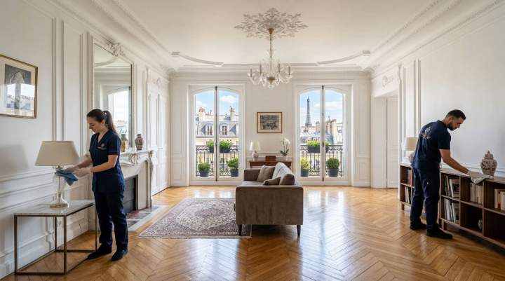 Elegant apartment Paris cleaning 202606301745